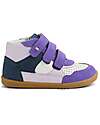 Bobux Scarpine I Walk Harley - Opulent Purple e Bianco - Pelle Premium - Camminatori Esperti Scarpe