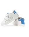Bobux Scarpine I Walk Maverick - Bianco e Azzurro - Pelle Premium - Cammiatori Esperti Scarpe