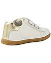 Bobux Scarpine I Walk Maverick - Bianco e Oro - Pelle Premium - Camminatori Esperti Scarpe