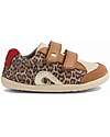 Bobux Scarpine Step Up Blaze - Leopardato - Pelle Premium - Primi Passi Scarpe