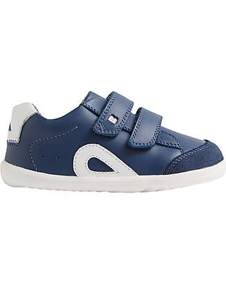 Bobux Scarpine Step Up Blaze - Vintage Indigo - Pelle Premium - Primi Passi Scarpe