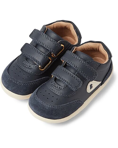 Bobux Scarpine Step Up Champ - Blu Navy e Vintage Indigo - Primi Passi Scarpe