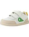 Bobux Scarpine Step Up Champ - Chalk White e Retro Green - Primi Passi Scarpe