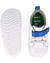 Bobux Scarpine Step Up Pace - Optical White e Blu Navy - Primi Passi Scarpe