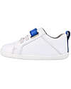 Bobux Scarpine Step Up Pace - Optical White e Blu Navy - Primi Passi Scarpe