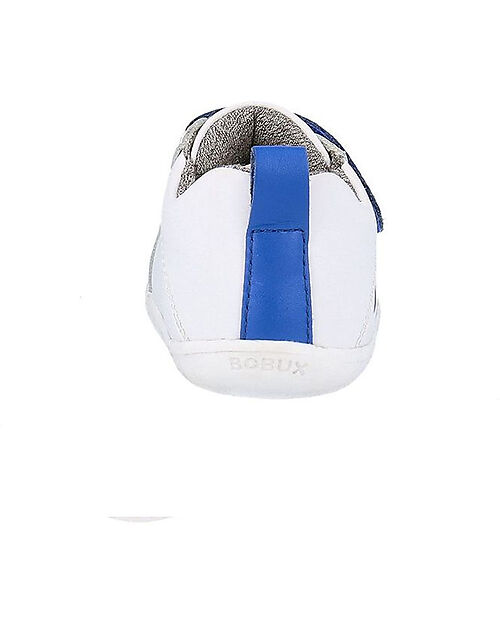 Bobux Scarpine Step Up Pace - Optical White e Blu Navy - Primi Passi Scarpe