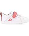 Bobux Scarpine Step Up Pace - Optical White e Ocean Coral - Primi Passi Scarpe