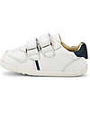 Bobux Scarpine Step Up Riley - Bianco e Navy - Primi Passi Sneakers