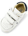 Bobux Scarpine Step Up Riley - Bianco e Navy - Primi Passi Sneakers