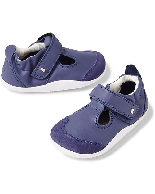 Bobux Scarpine Xplorer Beau - Dusk - Morbida Pelle - Primi Passi Scarpe