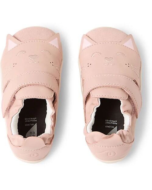 Bobux Scarpine Xplorer Critters - Gattino - Rosa - Primi Passi Scarpe