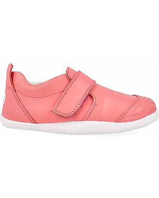 Bobux Scarpine Xplorer Go - Corallo - Barefoot - Pelle Premium - Primi Passi Scarpe
