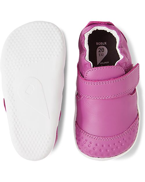Bobux Scarpine Xplorer Go - Orchid - Barefoot - Pelle Premium - Primi Passi Scarpe
