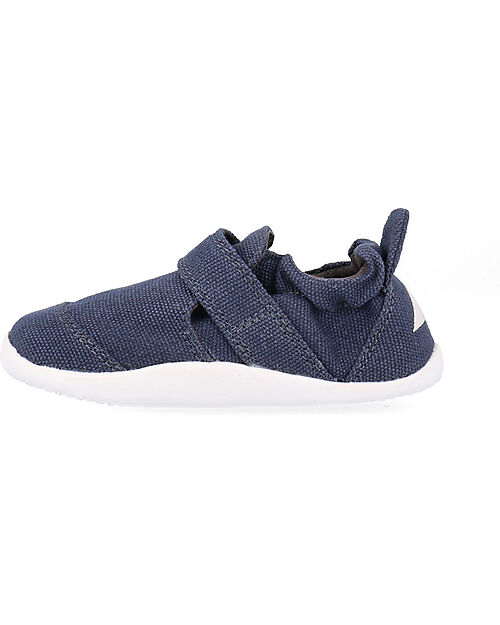 Bobux Scarpine Xplorer Go Organic - Navy - Barefoot - Cotone Bio - Primi Passi Scarpe