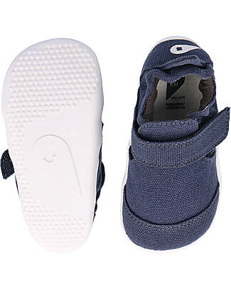 Bobux Scarpine Xplorer Go Organic - Navy - Barefoot - Cotone Bio - Primi Passi Scarpe