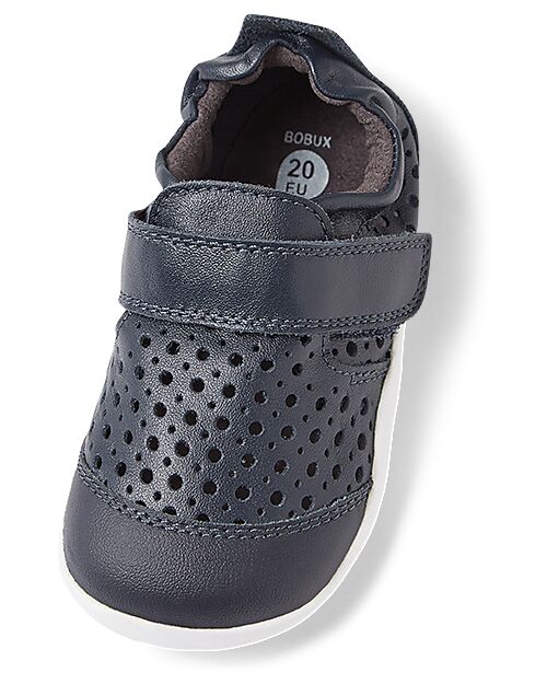Bobux Scarpine Xplorer Go Punch - Alta traspirabilità - Blu Navy - Primi Passi Scarpe