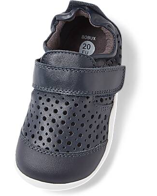 Bobux Scarpine Xplorer Go Punch - Alta traspirabilità - Blu Navy - Primi Passi Scarpe