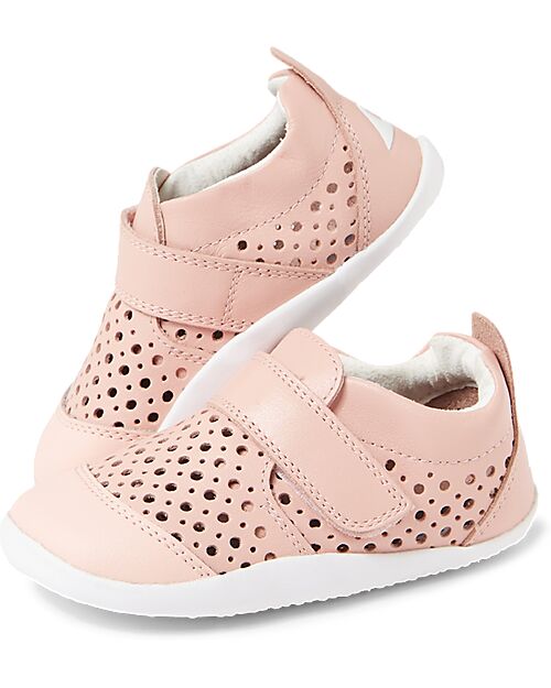 Bobux Scarpine Xplorer Go Punch - Alta traspirabilità - Seashell - Primi Passi Scarpe