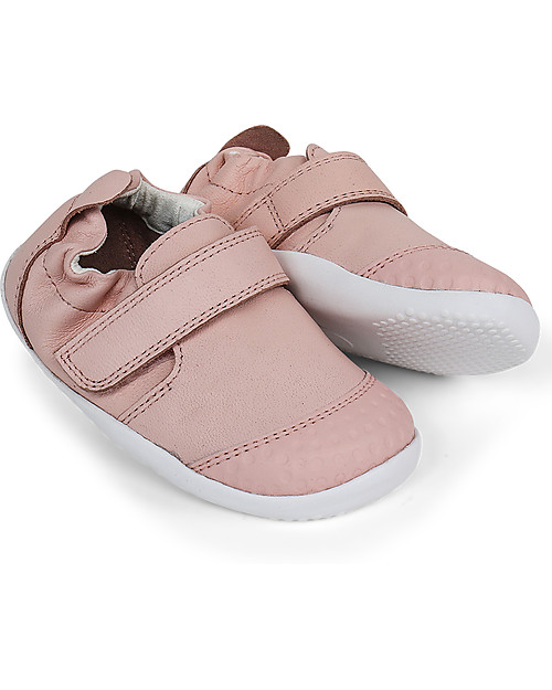 Bobux Scarpine Xplorer Go - Seashell - Barefoot - Pelle Premium - Primi Passi Scarpe