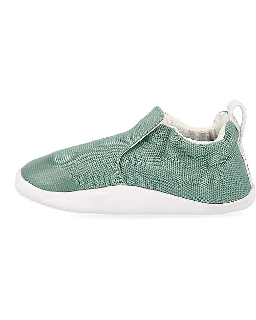 Bobux Scarpine Xplorer Scamp Organic - Iceberg Green - Cotone Bio - Primi Passi Scarpe