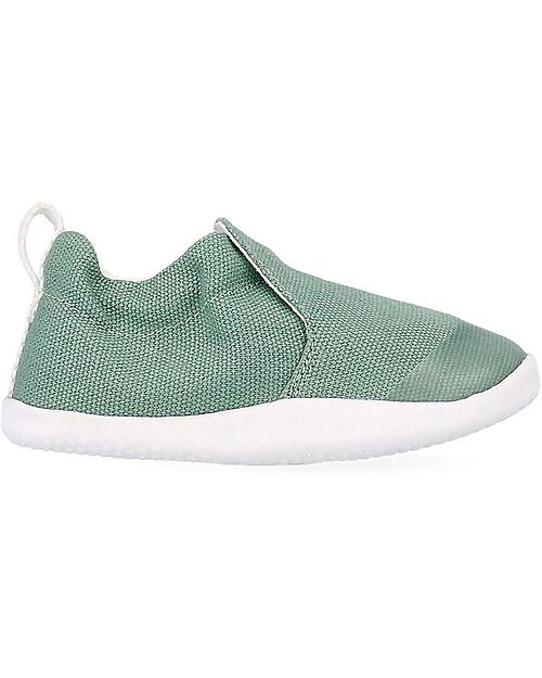 Bobux Scarpine Xplorer Scamp Organic - Iceberg Green - Cotone Bio - Primi Passi Scarpe