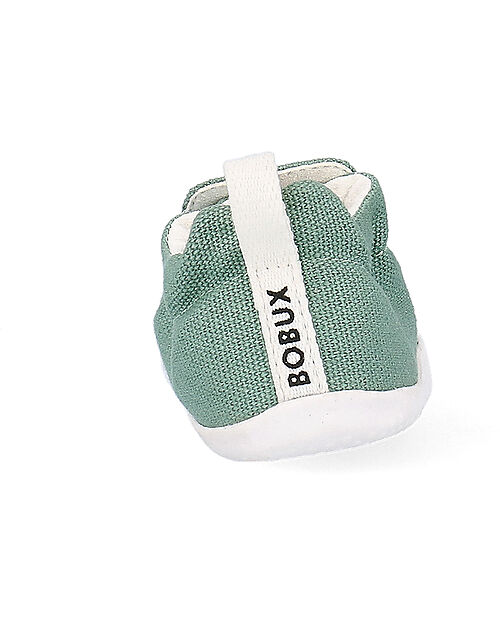 Bobux Scarpine Xplorer Scamp Organic - Iceburg Green - Cotone Bio - Primi Passi Scarpe