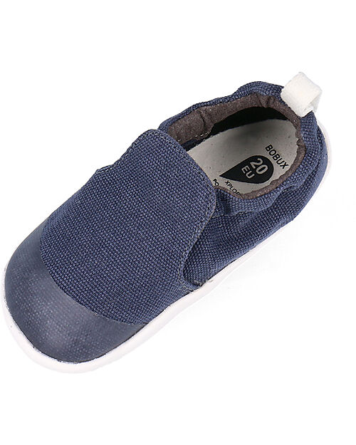 Bobux Scarpine Xplorer Scamp Organic - Navy - Cotone Bio - Primi Passi Scarpe