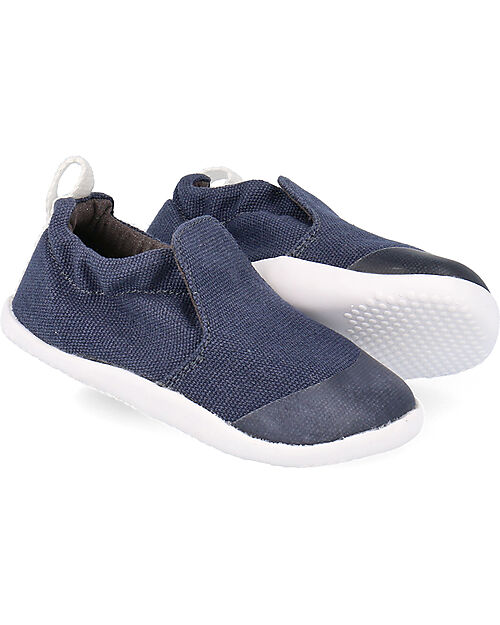 Bobux Scarpine Xplorer Scamp Organic - Navy - Cotone Bio - Primi Passi Scarpe