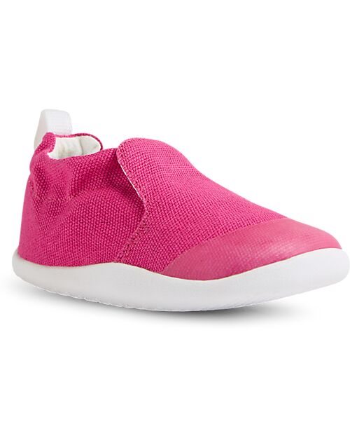 Bobux Scarpine Xplorer Scamp Organic - Rose Violet - Cotone Bio - Primi Passi Scarpe