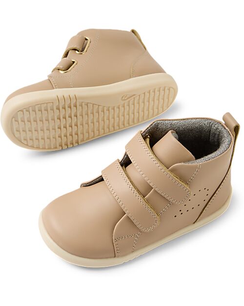Bobux Scarponcino I Walk Grass Court High - Warm Taupe - Camminatori Esperti Scarpe