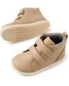 Bobux Scarponcino I Walk Grass Court High - Warm Taupe - Camminatori Esperti Scarpe