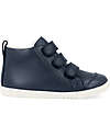 Bobux Scarponcino I Walk Hi Court Artic - Rivestimento in Lana Merino - Blu Navy - Camminatori Esperti Scarpe