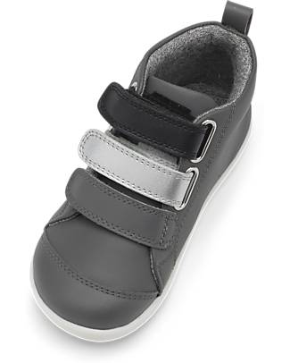 Bobux Scarponcino I Walk Hi Court - Smoke - Strap Multicolor Intercambiabili Scarpe