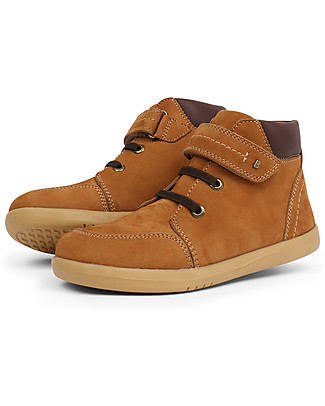 Bobux Scarponcino Kid Timber - Mostarda - Pelle di Qualità! Scarpe