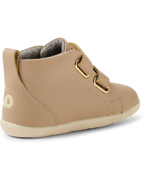 Bobux Scarponcino Step Up Grass Court High - Warm Taupe - Primi Passi Scarpe