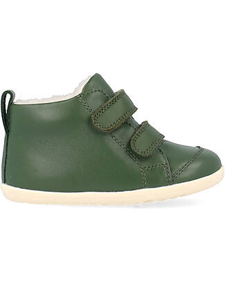 Bobux Scarponcino Step Up Hi Court Artic - Forest - Suola Super Flessibile Scarpe