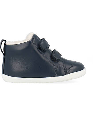 Bobux Scarponcino Step Up Hi Court Artic - Navy - Suola Super Flessibile Scarpe