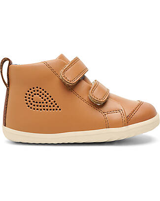Bobux Scarponcino Step Up Hi Court - Caramel - Suola Super Flessibile Scarpe