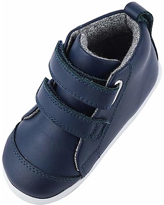 Bobux Scarponcino Step Up Hi Court - Navy - Suola Super Flessibile! Scarpe_