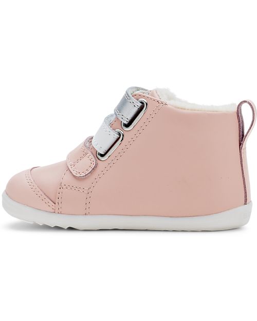 Bobux Scarponcino Step Up Hi Court Switch - Artic Seashell - Suola Super Flessibile Scarpe