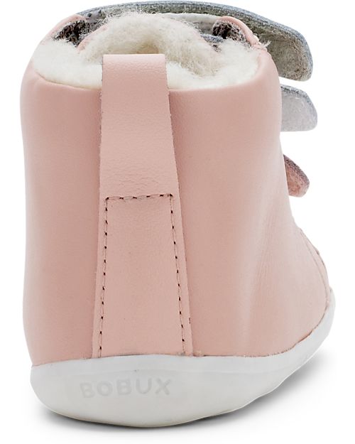 Bobux Scarponcino Step Up Hi Court Switch - Artic Seashell - Suola Super Flessibile Scarpe
