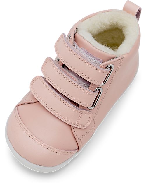 Bobux Scarponcino Step Up Hi Court Switch - Artic Seashell - Suola Super Flessibile Scarpe