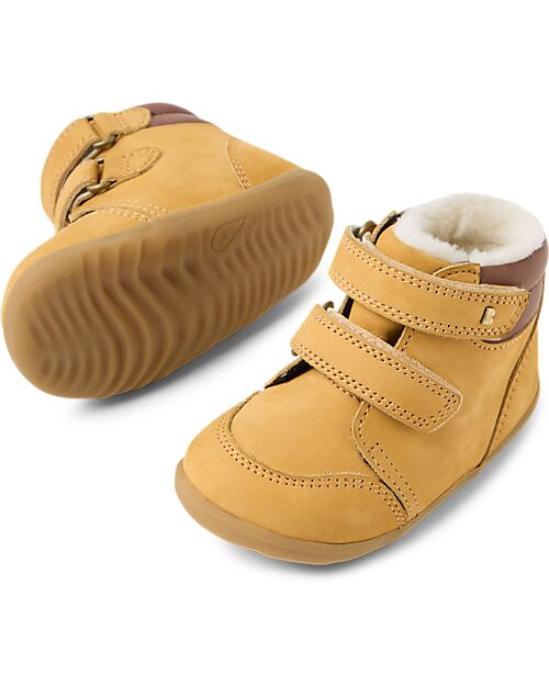 Bobux Scarponcino Step Up Timber Artic - Oak Buff - Primi Passi Scarpe