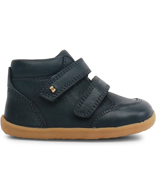 Bobux Scarponcino Step-Up Timber, Blu Navy - Nabuk di Qualità per i Primi Passi! Scarpe