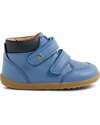 Bobux Scarponcino Step Up Timber Low - Coronet Blue - Pelle Premium - Primi Passi Scarpe