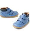 Bobux Scarponcino Step Up Timber Low - Coronet Blue - Pelle Premium - Primi Passi Scarpe