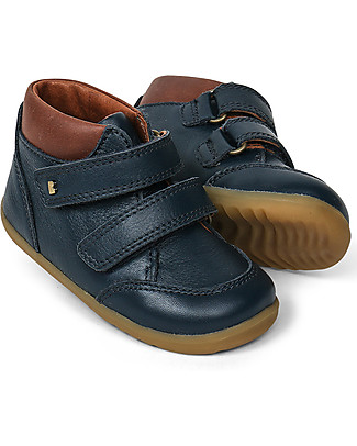 Bobux Scarponcino Step-Up Timber - Navy - Qualità per i Primi Passi! Scarpe