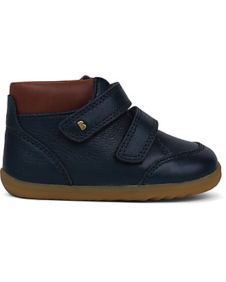 Bobux Scarponcino Step-Up Timber - Navy - Qualità per i Primi Passi! Scarpe