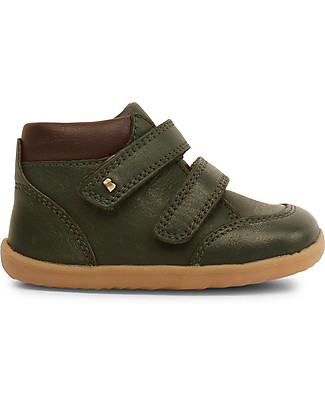 Bobux Scarponcino Step-Up Timber - Oliva - Qualità per i Primi Passi! Scarpe