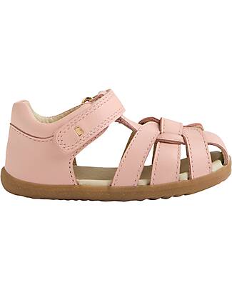 Bobux Step Up Skip Twist Sandals - Cameo Rose - Premium Leather - First Steps Sandals